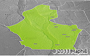 Physical Panoramic Map of Funhalouro, desaturated