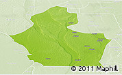 Physical Panoramic Map of Funhalouro, lighten