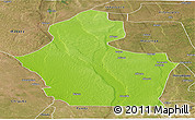 Physical Panoramic Map of Funhalouro, satellite outside
