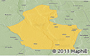 Savanna Style Panoramic Map of Funhalouro