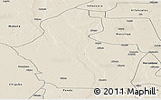 Shaded Relief Panoramic Map of Funhalouro