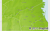 Physical 3D Map of Govuro