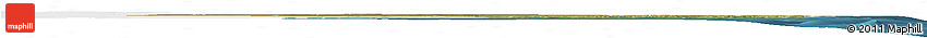 Satellite Horizon Map of Inhambane, single color outside