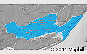 Political Map of Inharrime, desaturated