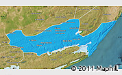 Political Map of Inharrime, satellite outside