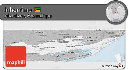 Gray Panoramic Map of Inharrime