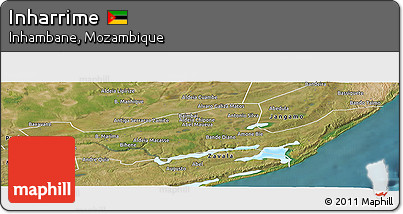 Satellite Panoramic Map of Inharrime