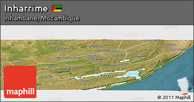 Satellite Panoramic Map of Inharrime