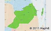 Political Map of Inhassoro, lighten