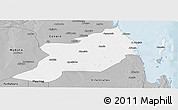 Gray Panoramic Map of Inhassoro