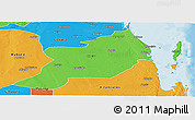 Political Panoramic Map of Inhassoro