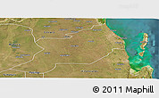 Satellite Panoramic Map of Inhassoro