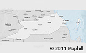Silver Style Panoramic Map of Inhassoro