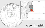 Blank Location Map of Jangamo, highlighted country, highlighted parent region