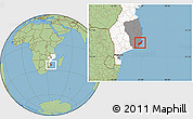 Savanna Style Location Map of Jangamo, highlighted country, highlighted parent region