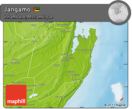 Physical Map of Jangamo