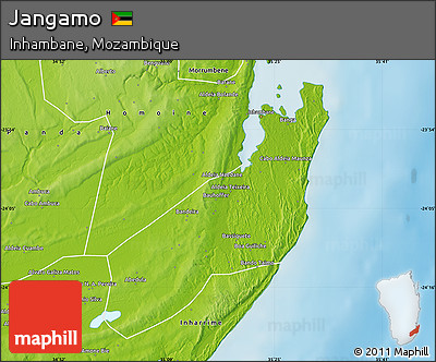 Physical Map of Jangamo