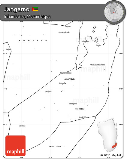 Blank Simple Map of Jangamo