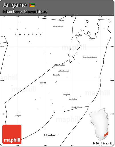 Blank Simple Map of Jangamo