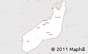 Classic Style Simple Map of Jangamo, cropped outside