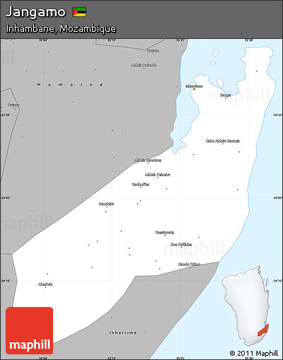 Gray Simple Map of Jangamo
