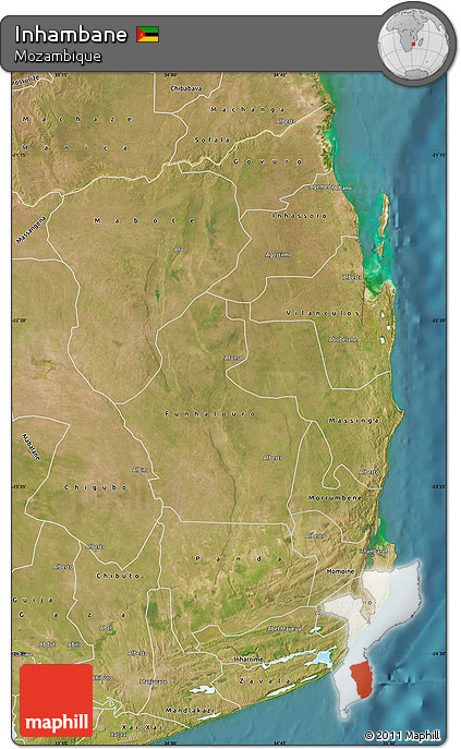 Satellite Map of Inhambane
