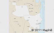 Classic Style 3D Map of Massinga