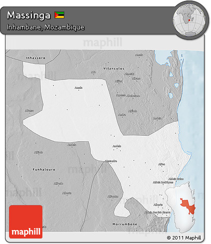 Gray 3D Map of Massinga