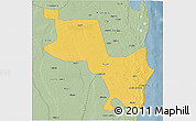 Savanna Style 3D Map of Massinga