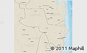 Shaded Relief 3D Map of Massinga