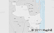 Silver Style 3D Map of Massinga
