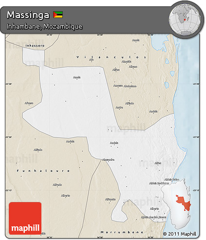 Classic Style Map of Massinga
