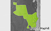 Physical Map of Massinga, darken, desaturated