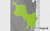 Physical Map of Massinga, desaturated