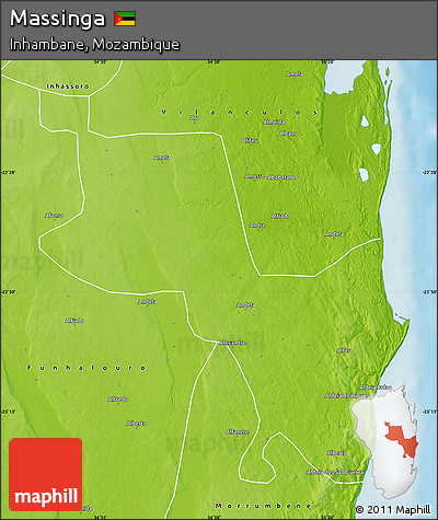 Physical Map of Massinga
