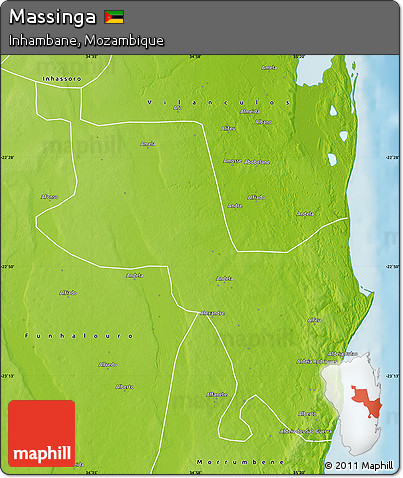 Physical Map of Massinga