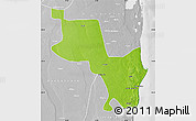 Physical Map of Massinga, lighten, desaturated