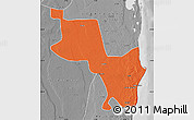 Political Map of Massinga, desaturated