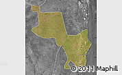 Satellite Map of Massinga, desaturated
