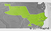 Physical Panoramic Map of Massinga, desaturated
