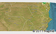 Satellite Panoramic Map of Massinga