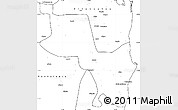 Blank Simple Map of Massinga