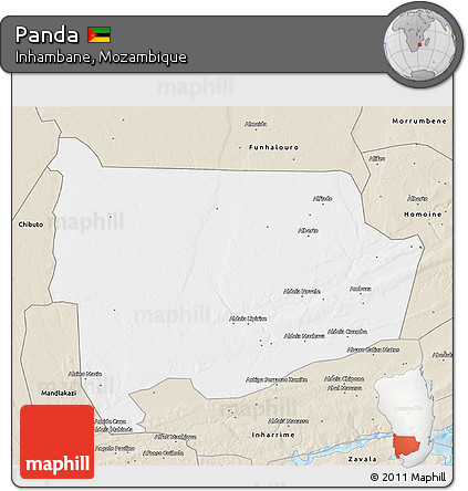 Classic Style 3D Map of Panda