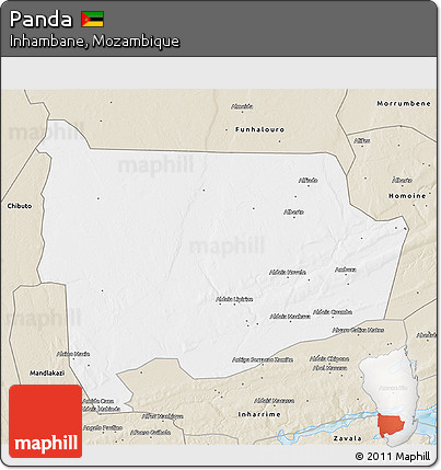 Classic Style 3D Map of Panda