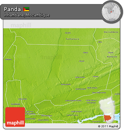 Physical 3D Map of Panda