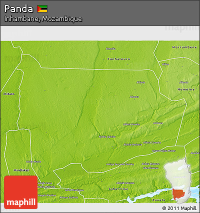 Physical 3D Map of Panda