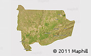 Satellite 3D Map of Panda, cropped outside