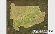 Satellite 3D Map of Panda, darken