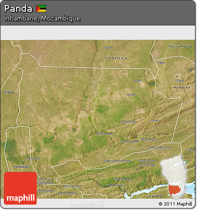 Satellite 3D Map of Panda
