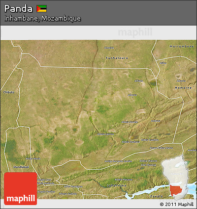 Satellite 3D Map of Panda
